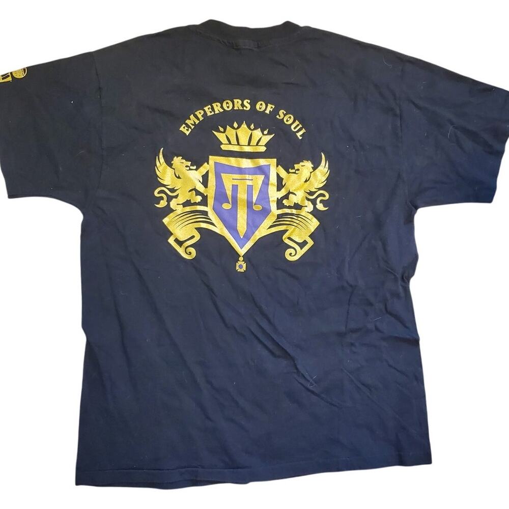 Vintage 90s The Temptations Emperors of Soul Single Stitch Black T Shirt